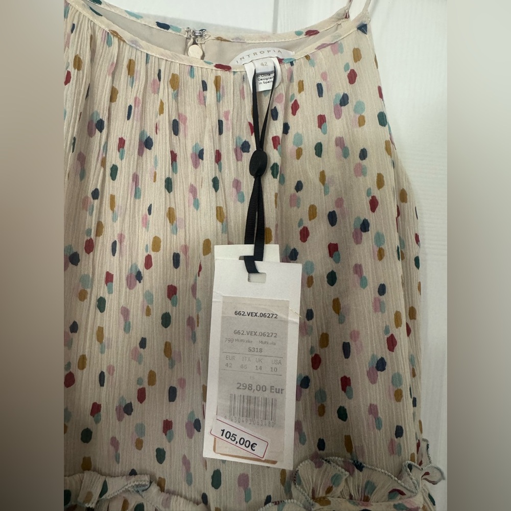 NWT Intropia Ruffle Dress - Picture 5 of 5